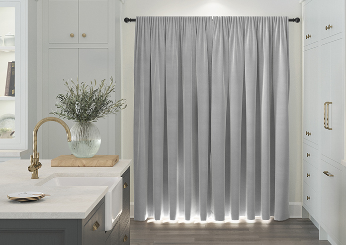 Ultra Luxe Velvet, Cloud - Made to Measure Curtains - Image 7